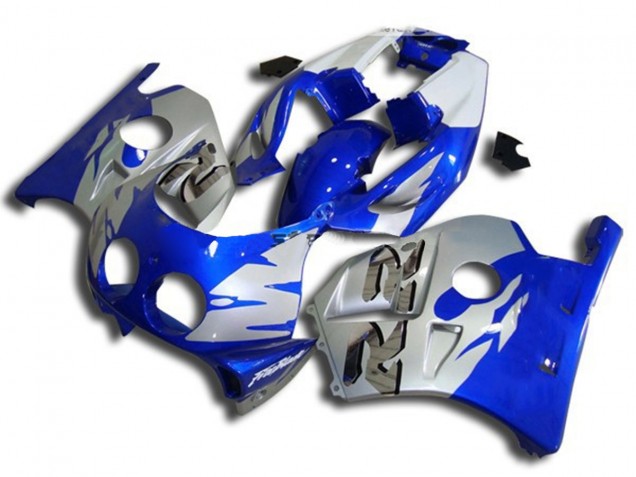 1990-1998 Blue Silver and White Honda CBR250RR Motorcycle Fairing UK 1990-1998 Blue Silver and White Honda CBR250RR Motorcycle Fairing UK