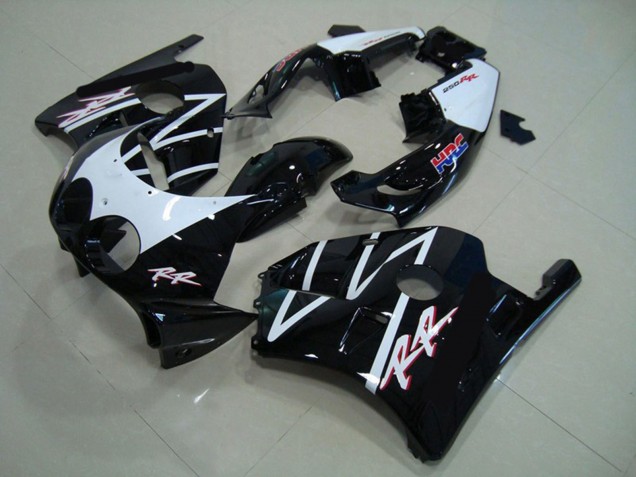 1990-1998 White Black HRC Honda CBR250RR Motorcycle Fairing UK 1990-1998 White Black HRC Honda CBR250RR Motorcycle Fairing UK
