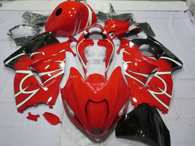 1997-2007 Black and White Suzuki GSXR 1300 Motorcycle Fairing UK 1997-2007 Black and White Suzuki GSXR 1300 Motorcycle Fairing UK