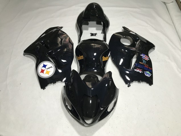 1997-2007 Gloss Black Team Suzuki GSXR 1300 Motorcycle Fairing UK 1997-2007 Gloss Black Team Suzuki GSXR 1300 Motorcycle Fairing UK
