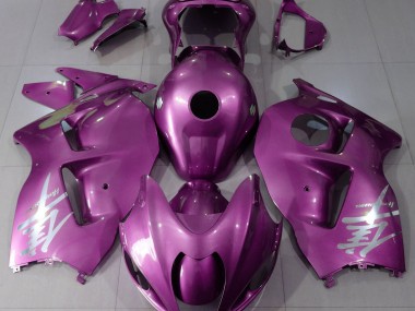 1997-2007 Gloss Pink & Silver Suzuki GSXR 1300 Motorcycle Fairing UK