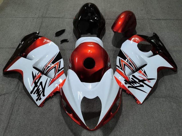 1997-2007 Gloss White and Orange Suzuki GSXR 1300 Motorcycle Fairing UK 1997-2007 Gloss White and Orange Suzuki GSXR 1300 Motorcycle Fairing UK