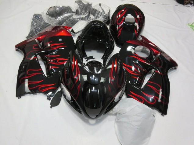1997-2007 Red Flame Suzuki GSXR 1300 Motorcycle Fairing UK 1997-2007 Red Flame Suzuki GSXR 1300 Motorcycle Fairing UK