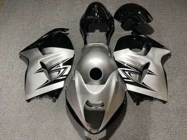1997-2007 Silver and Black Suzuki GSXR 1300 Motorcycle Fairing UK