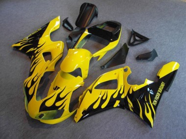 1998-1999 Yellow Flame Yamaha R1 Motorcycle Fairing UK