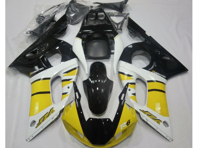 1998-2002 Gloss Yellow and Black Yamaha R6 Motorcycle Fairing UK 1998-2002 Gloss Yellow and Black Yamaha R6 Motorcycle Fairing UK