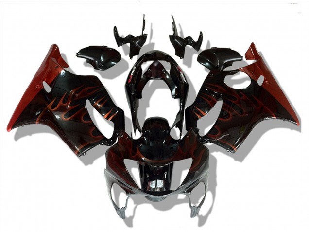 1999-2000 Red Flame Honda CBR600 F4 Motorcycle Fairing UK 1999-2000 Red Flame Honda CBR600 F4 Motorcycle Fairing UK