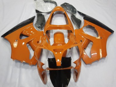 2000-2002 Gloss Orange & Black Kawasaki ZX6R Motorcycle Fairing UK