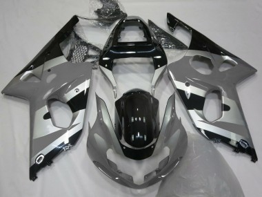 2000-2002 Gray Silver OEM Style Suzuki GSXR 1000 Motorcycle Fairing UK