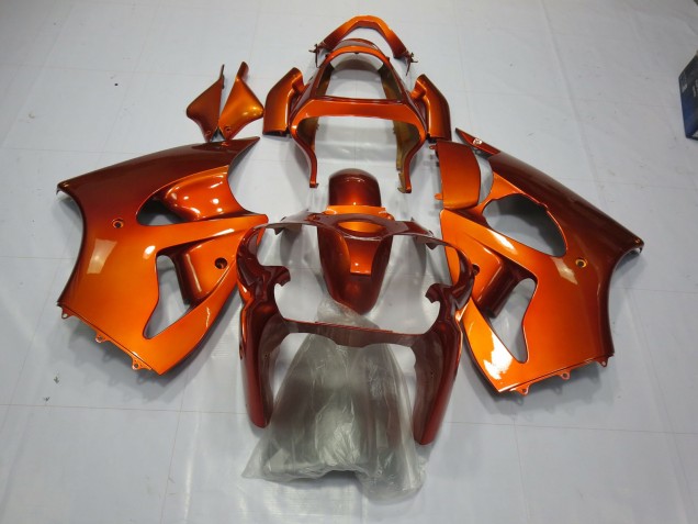 2000-2002 Orange Kawasaki ZX6R Motorcycle Fairing UK 2000-2002 Orange Kawasaki ZX6R Motorcycle Fairing UK