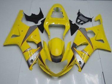 2000-2002 Yellow and Silver Suzuki GSXR 1000 Motorcycle Fairing UK