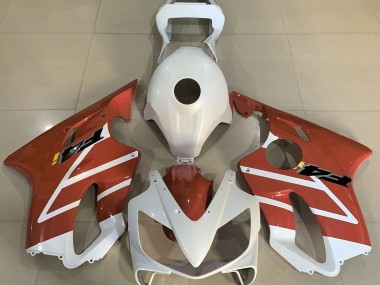 2001-2003 Gloss White and Orange Honda CBR600 F4i Motorcycle Fairing UK