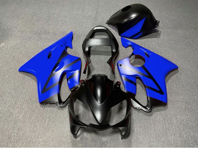 2001-2003 Matte Black and Blue Honda CBR600 F4i Motorcycle Fairing UK 2001-2003 Matte Black and Blue Honda CBR600 F4i Motorcycle Fairing UK
