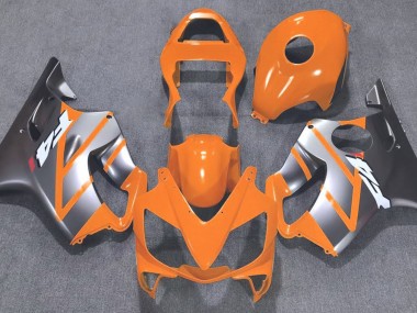 2001-2003 Orange and Matte Silver Honda CBR600 F4i Motorcycle Fairing UK
