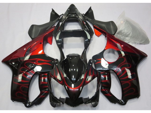 2001-2003 Red Flame Honda CBR600 F4i Motorcycle Fairing UK 2001-2003 Red Flame Honda CBR600 F4i Motorcycle Fairing UK