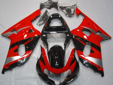 2001-2003 Red OEM Style Suzuki GSXR 600-750 Motorcycle Fairing UK