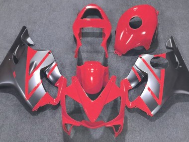 2001-2003 Red and Matte Silver Honda CBR600 F4i Motorcycle Fairing UK