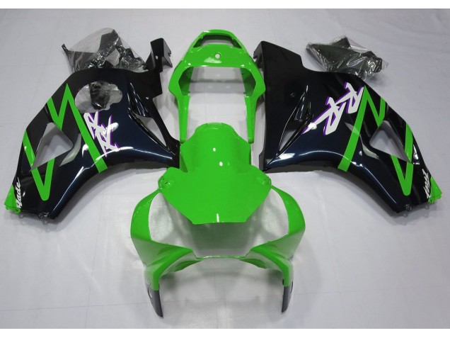 2002-2003 Gloss Black and Green Honda CBR954 Motorcycle Fairing UK 2002-2003 Gloss Black and Green Honda CBR954 Motorcycle Fairing UK