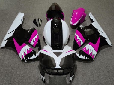 2002-2005 Pink Shark Kawasaki ZX12R Motorcycle Fairing UK