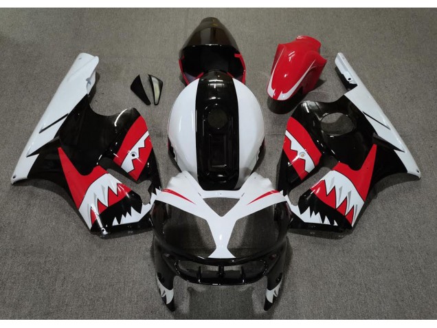 2002-2005 Red Shark Kawasaki ZX12R Motorcycle Fairing UK 2002-2005 Red Shark Kawasaki ZX12R Motorcycle Fairing UK
