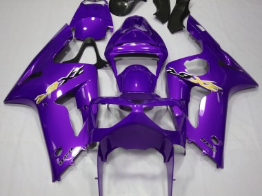2003-2004 Gloss Purple Kawasaki ZX6R Motorcycle Fairing UK