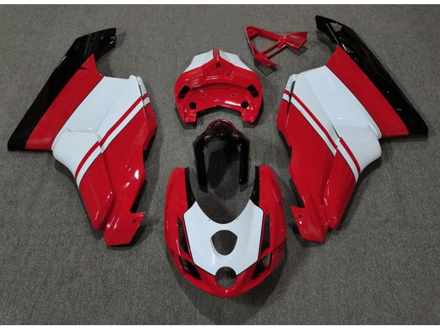 2003-2004 Gloss Red & White Ducati 749 999 Motorcycle Fairing UK 2003-2004 Gloss Red & White Ducati 749 999 Motorcycle Fairing UK