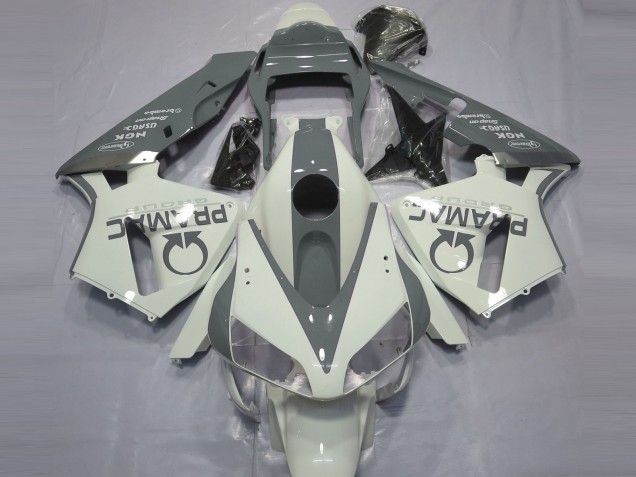 2003-2004 Gloss White and Grey PRAMAC Honda CBR600RR Motorcycle Fairing UK 2003-2004 Gloss White and Grey PRAMAC Honda CBR600RR Motorcycle Fairing UK