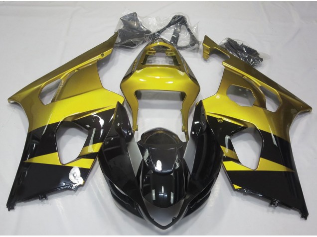 2003-2004 Gloss Yellow & Black Suzuki GSXR 1000 Motorcycle Fairing UK 2003-2004 Gloss Yellow & Black Suzuki GSXR 1000 Motorcycle Fairing UK