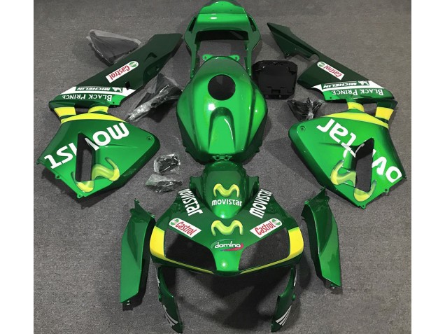 2003-2004 Green Movistar Honda CBR600RR Motorcycle Fairing UK 2003-2004 Green Movistar Honda CBR600RR Motorcycle Fairing UK