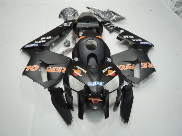 2003-2004 Matte Black Repsol Honda CBR600RR Motorcycle Fairing UK