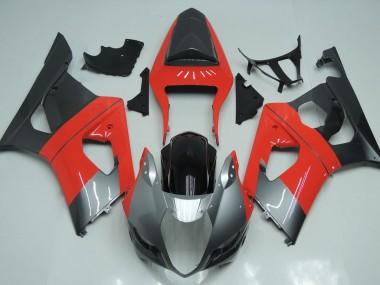 2003-2004 Red Silver and Black Suzuki GSXR 1000 Motorcycle Fairing UK