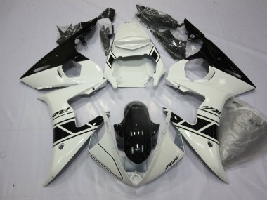 2003-2005 Black and white Yamaha R6 Motorcycle Fairing UK