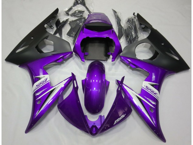 2003-2005 Purple & White Yamaha R6 Motorcycle Fairing UK 2003-2005 Purple & White Yamaha R6 Motorcycle Fairing UK