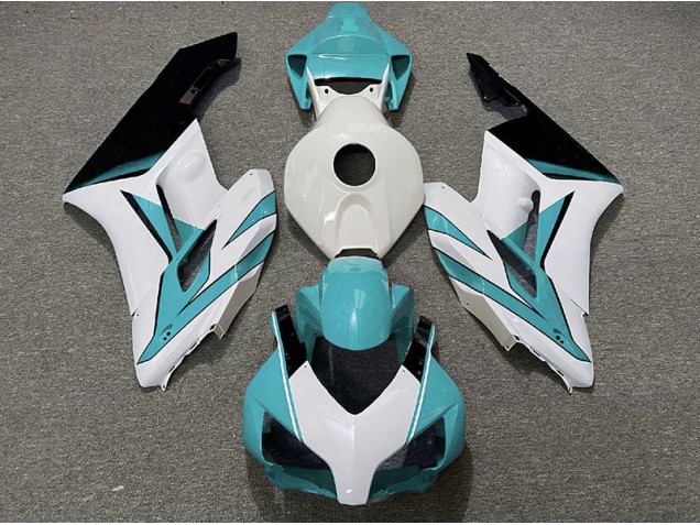 2004-2005 Cyan White and Black Gloss Honda CBR1000RR Motorcycle Fairing UK 2004-2005 Cyan White and Black Gloss Honda CBR1000RR Motorcycle Fairing UK