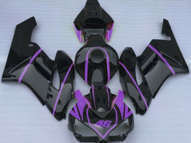 2004-2005 Gloss Black & Purple Honda CBR1000RR Motorcycle Fairing UK