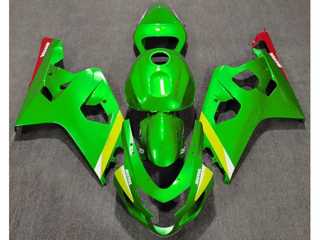 2004-2005 Gloss Green Suzuki GSXR 600-750 Motorcycle Fairing UK 2004-2005 Gloss Green Suzuki GSXR 600-750 Motorcycle Fairing UK