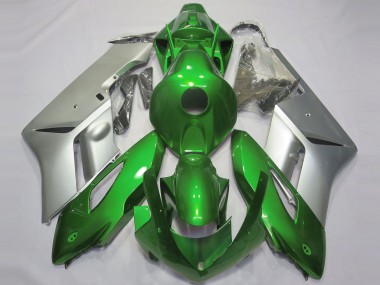 2004-2005 Gloss Green and Silver Honda CBR1000RR Motorcycle Fairing UK