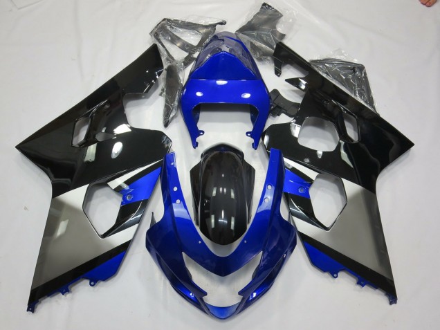 2004-2005 Grey Blue and Black Suzuki GSXR 600-750 Motorcycle Fairing UK 2004-2005 Grey Blue and Black Suzuki GSXR 600-750 Motorcycle Fairing UK