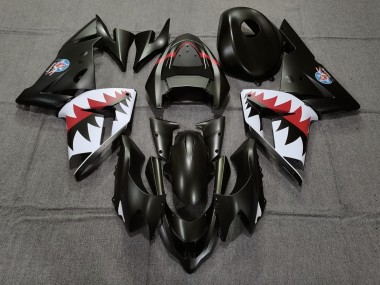 2004-2005 Matte Black Betty Bomber Kawasaki ZX10R Motorcycle Fairing UK