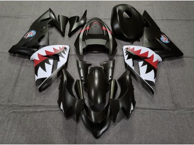 2004-2005 Matte Black Betty Bomber Kawasaki ZX10R Motorcycle Fairing UK