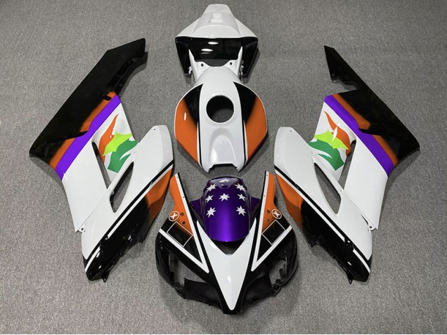 2004-2005 Orange and Purple Flag Honda CBR1000RR Motorcycle Fairing UK 2004-2005 Orange and Purple Flag Honda CBR1000RR Motorcycle Fairing UK