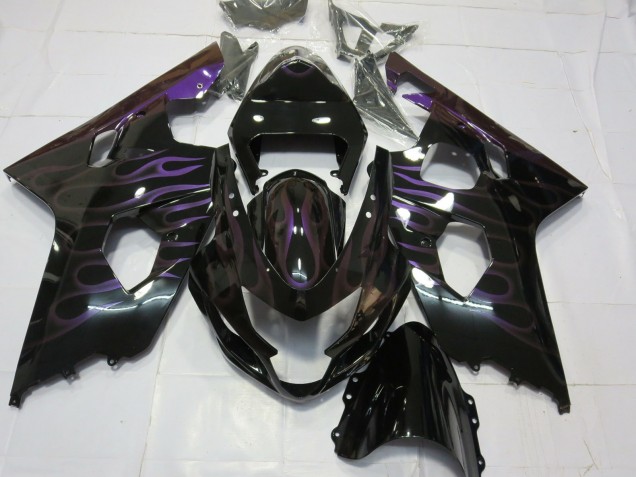 2004-2005 Purple Flame Suzuki GSXR 600-750 Motorcycle Fairing UK 2004-2005 Purple Flame Suzuki GSXR 600-750 Motorcycle Fairing UK