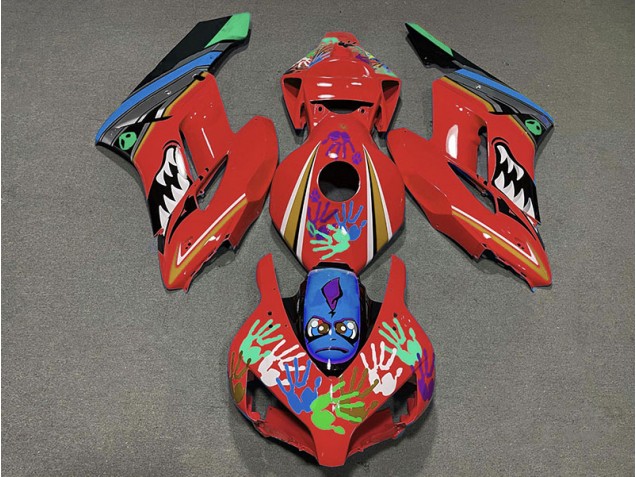 2004-2005 Red Shark Honda CBR1000RR Motorcycle Fairing UK