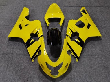 2004-2005 Vibrant Gloss Yellow Custom OEM Style Suzuki GSXR 600-750 Motorcycle Fairing UK