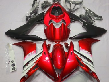 2004-2006 Bright Red & White Yamaha R1 Motorcycle Fairing UK