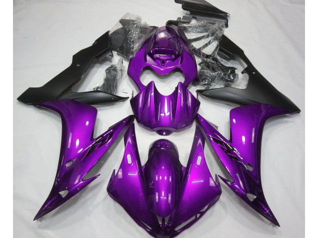 2004-2006 Gloss Purple & Black Yamaha R1 Motorcycle Fairing UK