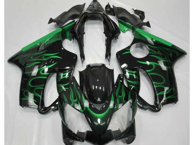 2004-2007 Light Green Flame Honda CBR600 F4i Motorcycle Fairing UK 2004-2007 Light Green Flame Honda CBR600 F4i Motorcycle Fairing UK
