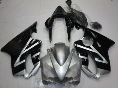 2004-2007 Silver and Black Honda CBR600 F4i Motorcycle Fairing UK