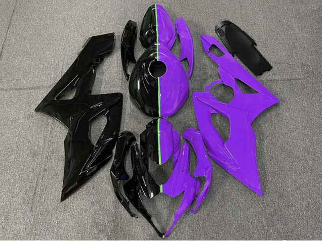 2005-2006 Black and Purple Suzuki GSXR 1000 Motorcycle Fairing UK 2005-2006 Black and Purple Suzuki GSXR 1000 Motorcycle Fairing UK