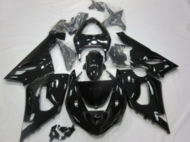 2005-2006 Gloss Black Kawasaki ZX6R Motorcycle Fairing UK